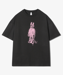 FANSHOW（ファンショー）の「IM A RABBIT SHORT SLEEVE - BLACK（Tシャツ/カットソー）」