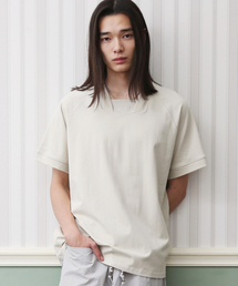 PIECEMAKER（ピースメーカー）の「EX FOOTBALL TSHIRTS (BEIGE)（Tシャツ/カットソー）」