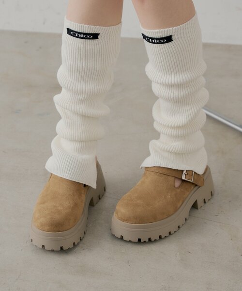 Chico(チコ)の「厚底スエードサボ(その他シューズ・レディース・ブラック/ブラウン/ベージュ・SMALL/MEDIUM/LARGE)」の3枚目の写真