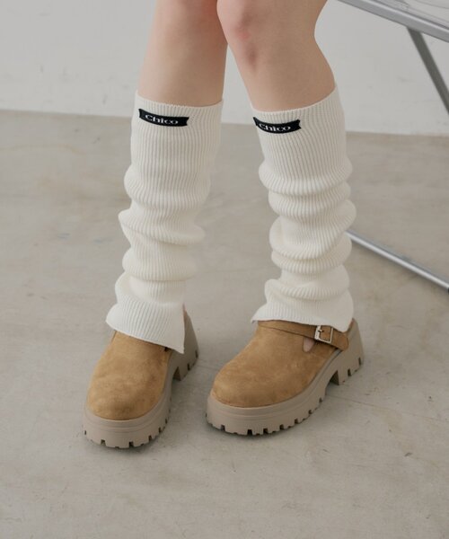 Chico(チコ)の「厚底スエードサボ(その他シューズ・レディース・ブラック/ブラウン/ベージュ・SMALL/MEDIUM/LARGE)」の4枚目の写真