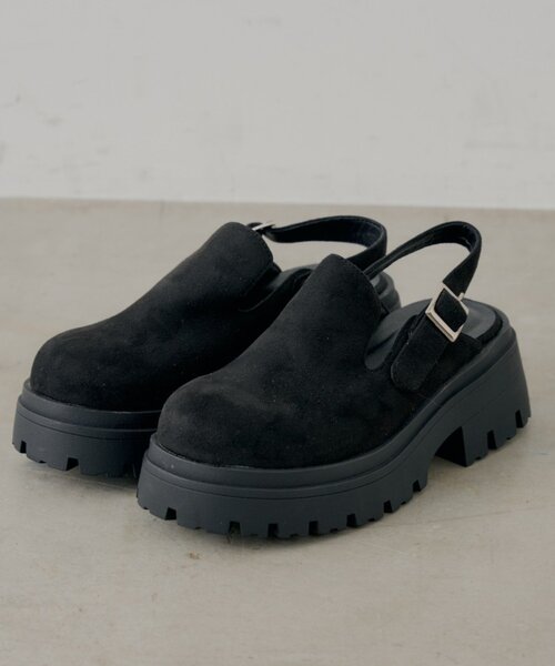 Chico(チコ)の「厚底スエードサボ(その他シューズ・レディース・ブラック/ブラウン/ベージュ・SMALL/MEDIUM/LARGE)」の12枚目の写真