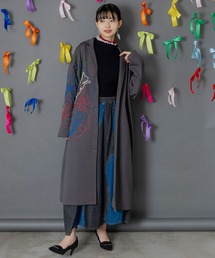 WEICA（ウェイカ）の「ScoLar(スカラー) サイン風コード叩き付け ツイル起毛×ボアロングコート（チェスターコート）」