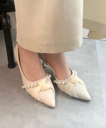 MYMOOD.（マイムード）の「結婚式 パーティー パールパンプス（パンプス）」
