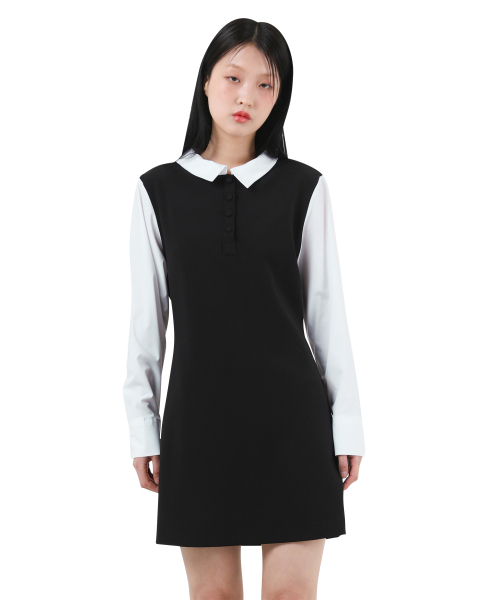 KATHARSIS(カタルシス)の「配色コルセットカラーワンピースブラック ONE SIZE(ワンピース・レディース・その他・ONE SIZE)」の1枚目の写真