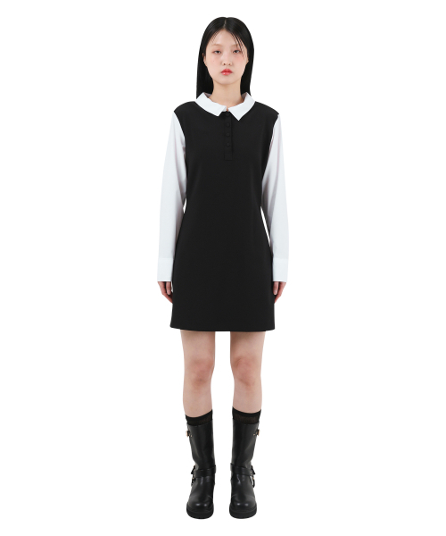 KATHARSIS(カタルシス)の「配色コルセットカラーワンピースブラック ONE SIZE(ワンピース・レディース・その他・ONE SIZE)」の3枚目の写真