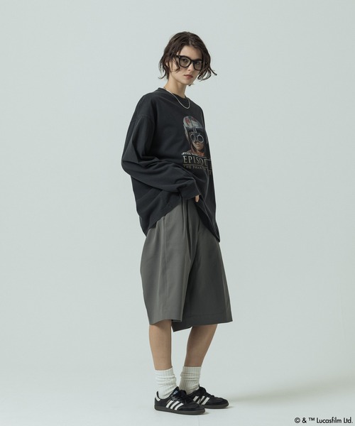 SLICK（スリック）の「【SLICK/スリック】SLICK / STAR WARS / Printed T-shirt 02/スターウォーズ / パウダー加工プリントTシャツ /オーバーサイズ シルエット/ ビンテージ（Tシャツ/カットソー・メンズ・ブラック/ホワイト・1/2/3）」の17枚目の写真