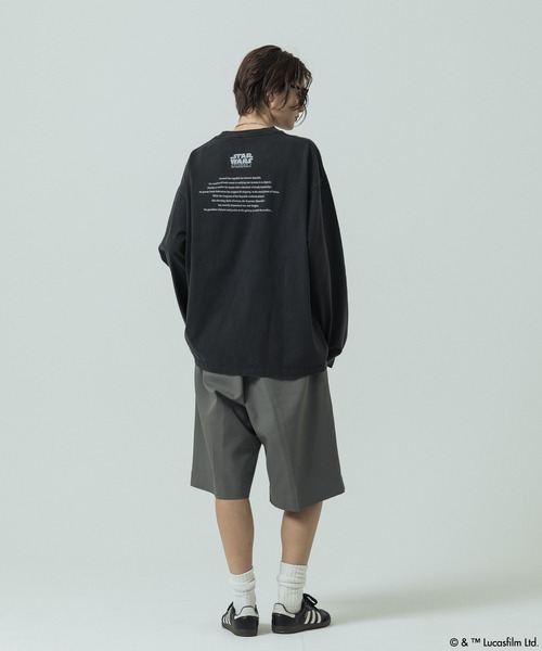 SLICK（スリック）の「【SLICK/スリック】SLICK / STAR WARS / Printed T-shirt 02/スターウォーズ / パウダー加工プリントTシャツ /オーバーサイズ シルエット/ ビンテージ（Tシャツ/カットソー・メンズ・ブラック/ホワイト・1/2/3）」の18枚目の写真