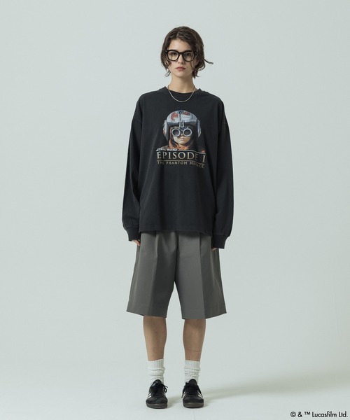 SLICK（スリック）の「【SLICK/スリック】SLICK / STAR WARS / Printed T-shirt 02/スターウォーズ / パウダー加工プリントTシャツ /オーバーサイズ シルエット/ ビンテージ（Tシャツ/カットソー・メンズ・ブラック/ホワイト・1/2/3）」の19枚目の写真