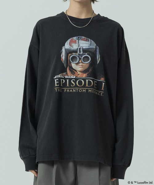SLICK（スリック）の「【SLICK/スリック】SLICK / STAR WARS / Printed T-shirt 02/スターウォーズ / パウダー加工プリントTシャツ /オーバーサイズ シルエット/ ビンテージ（Tシャツ/カットソー・メンズ・ブラック/ホワイト・1/2/3）」の21枚目の写真