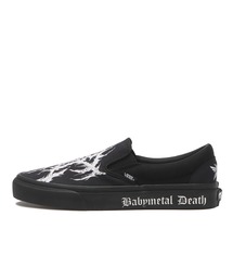VANS(�o���Y)��VANS ���@���Y SLIP ON �X���b�|�� V98CF BABYMETAL BLACK/WHITE(�X�j�[�J�[)