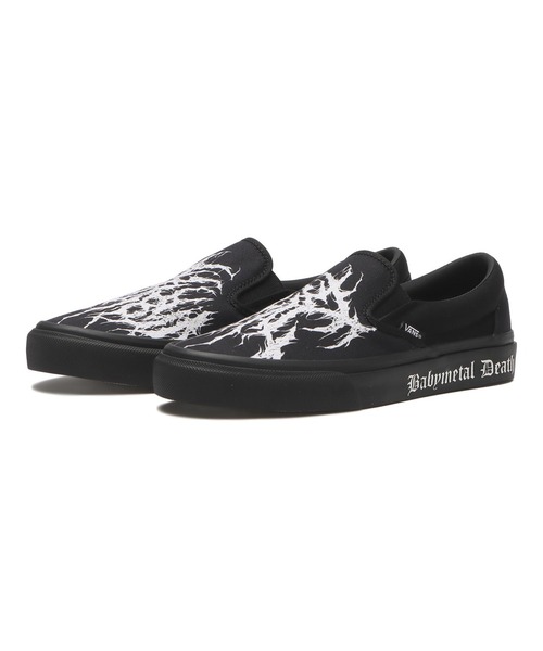 VANS ヴァンズ SLIP ON スリッポン V98CF BABYMETAL BLACK/WHITE