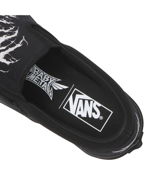 VANS ヴァンズ SLIP ON スリッポン V98CF BABYMETAL BLACK/WHITE