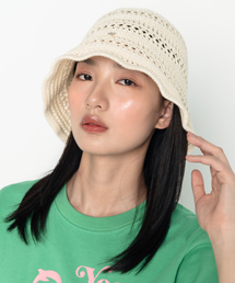 HIGH SCHOOL DISCO（ハイスクールディスコ）の「ロゴサマー バケットハット アイボリー（ハット）」