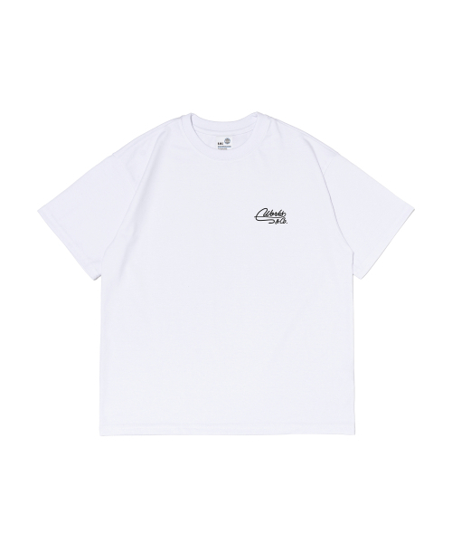 WORKS & CO.(ワークス アンド コー)の「フックアンドフィッシング 半袖Tシャツ (ホワイト)(Tシャツ/カットソー・レディース・その他・M/L/2XL/XL)」の1枚目の写真