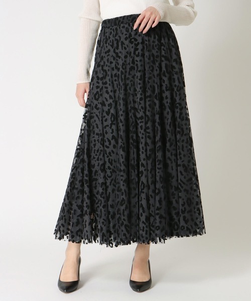 Jines(ジネス)の「レオパードチュールスカート(スカート・レディース・ブラウン/グレー・38)」の19枚目の写真