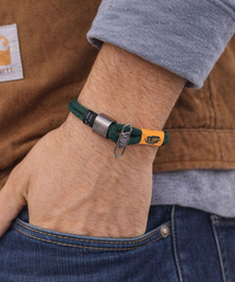 KLIPS URBAN（クリップスアーバン）の「ジャイドグリーン メンズ 実革ブレスレット（ブレスレット）」