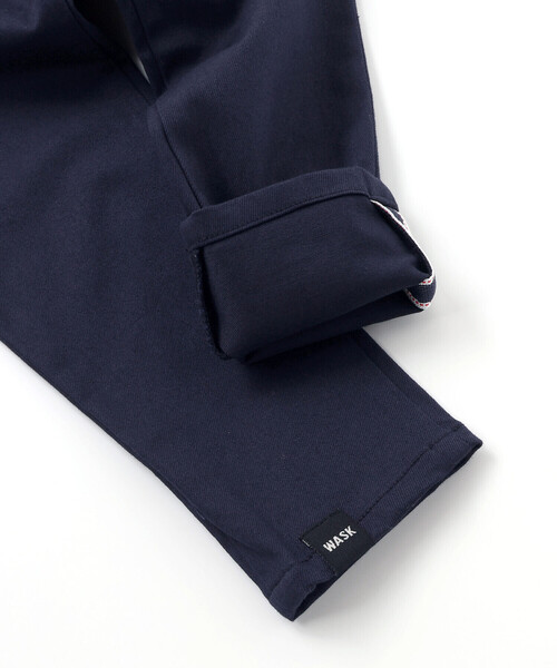 WASK（ワスク）の「ハイパーストレッチスソパイピングスキニーパンツ（その他パンツ・キッズ・ネイビー/ベージュ・140cm/160cm/150cm/130cm）」の12枚目の写真