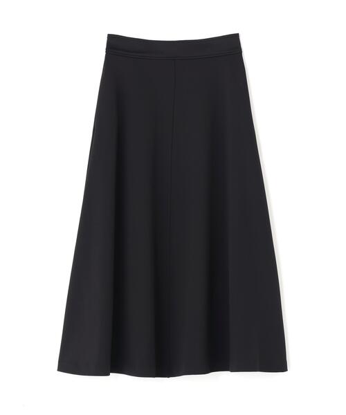 NATURAL BEAUTY BASIC（ナチュラルビューティーベーシック）の「◇ストレッチカルゼシリーズ フレアスカート（スカート・レディース・ブラック/オフホワイト/ベージュ・MEDIUM/P/S）」の4枚目の写真