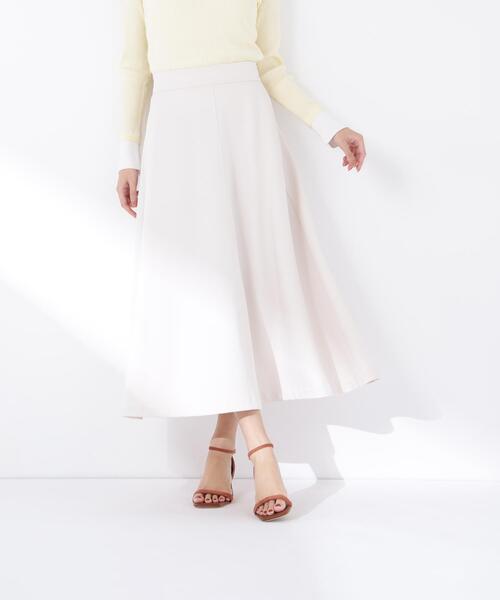 NATURAL BEAUTY BASIC（ナチュラルビューティーベーシック）の「◇ストレッチカルゼシリーズ フレアスカート（スカート・レディース・ブラック/オフホワイト/ベージュ・MEDIUM/P/S）」の15枚目の写真