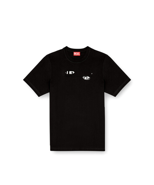 DIESEL（ディーゼル）の「メンズ レギュラーフィットTシャツ T-ADJUST-V8（Tシャツ/カットソー・メンズ・ホワイト/ブラック・XX-LARGE/X-SMALL/X-LARGE/SMALL/XXX-LARGE/LARGE/MEDIUM）」の5枚目の写真