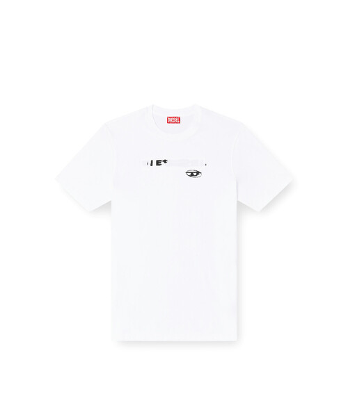 DIESEL（ディーゼル）の「メンズ レギュラーフィットTシャツ T-ADJUST-V8（Tシャツ/カットソー・メンズ・ホワイト/ブラック・XX-LARGE/X-SMALL/X-LARGE/SMALL/XXX-LARGE/LARGE/MEDIUM）」の9枚目の写真