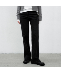 (PT-5714)SLIM FIT BOOTCUT WARM DENIM PANTS