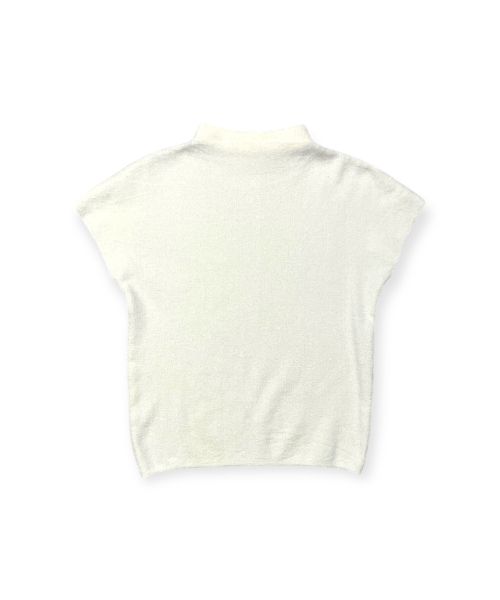 BORN SLIPPY(ボーンスリッピー)の「Soft Crystal Drift Mock Neck Knit (Ivory)(ベスト・レディース・その他・FREE)」の4枚目の写真