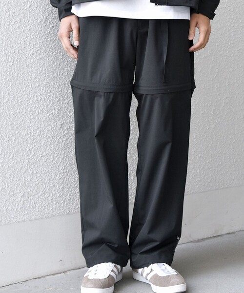 SHIPS any(シップス エニィ)の「SHIPS any:〈撥水加工〉タスラン SOLOTEX(R) 2WAY トラック パンツ(セットアップ対応)◇(カーゴパンツ・メンズ・ライトグレー/ブラック・MEDIUM/LARGE/X-LARGE)」の3枚目の写真