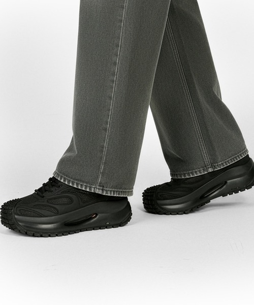 DISTORTION(ディストーション)の「ディストーション ミスフィット DISTORTION MISFIT 7cm メンズ 厚底 スニーカー DIS25F0003(スニーカー・メンズ・Black/Silver・41/42/43/40)」の4枚目の写真
