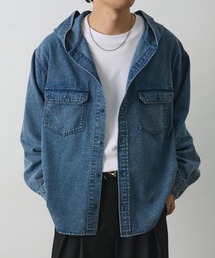 COLONY 2139 | デニムフードシャツ(シャツ/ブラウス)