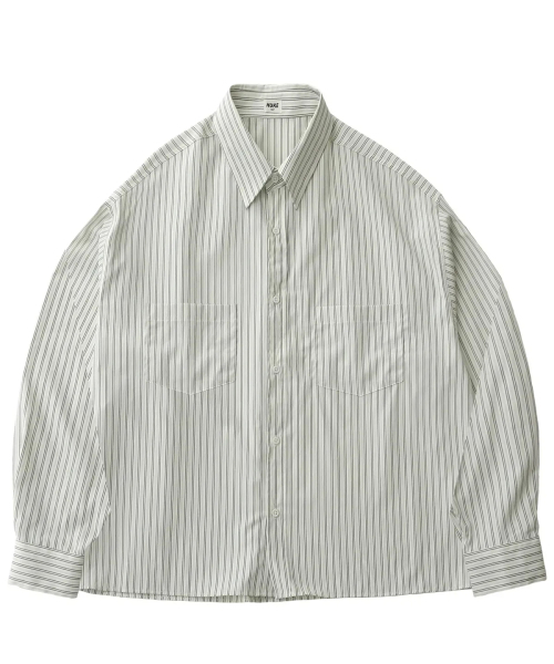 HUKE(ヒューク)の「ヴィンテージツーポケットストライプシャツ(シャツ/ブラウス・メンズ・その他・LARGE/MEDIUM)」の1枚目の写真