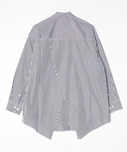 Mackintosh（マッキントッシュ）の「DINVIN SPLITTED BACK（シャツ/ブラウス・レディース・ホワイト×ネイビー・6）」の8枚目の写真