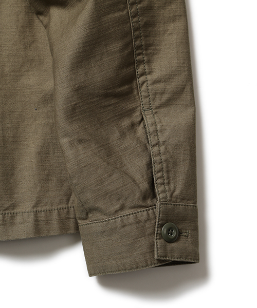 BEAMS(ビームス)の「<WEB限定>BEAMS / NEW STANDARD ショートCPOジャケット(ミリタリージャケット・メンズ・オリーブ/ネイビー・MEDIUM/LARGE/SMALL/X-LARGE)」の6枚目の写真