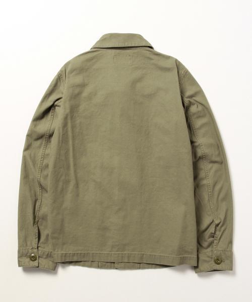 BEAMS(ビームス)の「<WEB限定>BEAMS / NEW STANDARD ショートCPOジャケット(ミリタリージャケット・メンズ・オリーブ/ネイビー・MEDIUM/LARGE/SMALL/X-LARGE)」の19枚目の写真