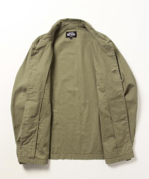 BEAMS(ビームス)の「<WEB限定>BEAMS / NEW STANDARD ショートCPOジャケット(ミリタリージャケット・メンズ・オリーブ/ネイビー・MEDIUM/LARGE/SMALL/X-LARGE)」の16枚目の写真