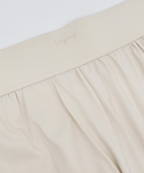 Ungrid（アングリッド）の「Ungrid/アングリッド ロングパンツ イージー ワイドパンツ 水陸両用 セットアップ対応 561501 UT（その他パンツ・レディース・ホワイト/ブラック・M）」の11枚目の写真