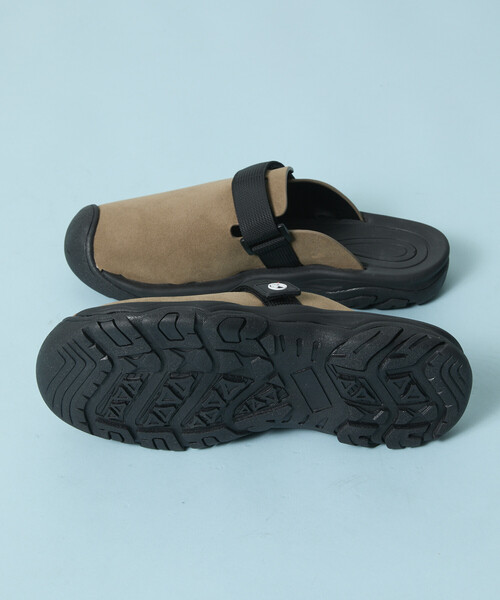 FREAK'S STORE(フリークスストア)の「限定展開 FREAK'S STORE OUTDOORS/フリークスアウトドアーズ レザレットSW トゥキャップ スリッポン サンダル(サンダル・メンズ・ベージュ/ブラック・23.0cm/24.0cm/25.0cm/26.0cm/27.0cm/28.0cm)」の7枚目の写真