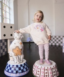 Cath Kidston（キャスキッドソン）の「キッズ スウェット＆レギンスセット Cat（スウェット）」