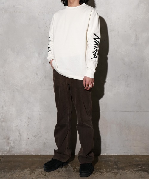 NANGA(ナンガ)の「NANGA / ナンガ ECO HYBRID SLV LOGO L/S TEE (UNISEX) エコハイブリッド スリーブ ロゴ ロングスリーブTシャツ(Tシャツ/カットソー・メンズ・ブラック/ネイビー/ホワイト・SMALL/MEDIUM/LARGE/X-LARGE)」の12枚目の写真