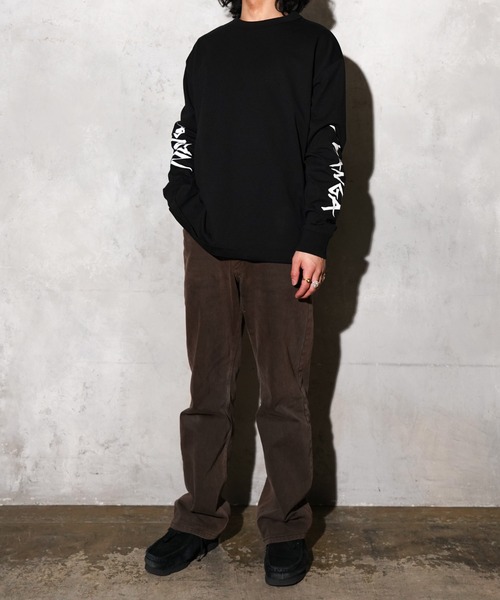 NANGA(ナンガ)の「NANGA / ナンガ ECO HYBRID SLV LOGO L/S TEE (UNISEX) エコハイブリッド スリーブ ロゴ ロングスリーブTシャツ(Tシャツ/カットソー・メンズ・ブラック/ネイビー/ホワイト・SMALL/MEDIUM/LARGE/X-LARGE)」の14枚目の写真