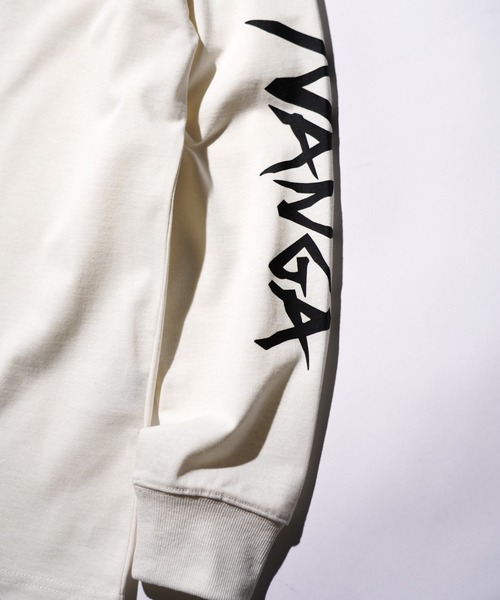 NANGA(ナンガ)の「NANGA / ナンガ ECO HYBRID SLV LOGO L/S TEE (UNISEX) エコハイブリッド スリーブ ロゴ ロングスリーブTシャツ(Tシャツ/カットソー・メンズ・ブラック/ネイビー/ホワイト・SMALL/MEDIUM/LARGE/X-LARGE)」の19枚目の写真