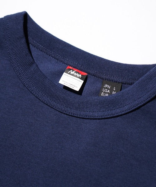 NANGA(ナンガ)の「NANGA / ナンガ ECO HYBRID SLV LOGO L/S TEE (UNISEX) エコハイブリッド スリーブ ロゴ ロングスリーブTシャツ(Tシャツ/カットソー・メンズ・ブラック/ネイビー/ホワイト・SMALL/MEDIUM/LARGE/X-LARGE)」の6枚目の写真