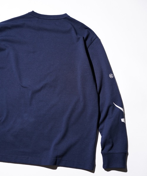 NANGA(ナンガ)の「NANGA / ナンガ ECO HYBRID SLV LOGO L/S TEE (UNISEX) エコハイブリッド スリーブ ロゴ ロングスリーブTシャツ(Tシャツ/カットソー・メンズ・ブラック/ネイビー/ホワイト・SMALL/MEDIUM/LARGE/X-LARGE)」の10枚目の写真