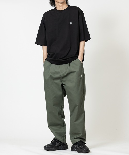 U.S. POLO ASSN.(ユーエスポロアッスン)の「【18】〔U.S.POLO ASSN/ユーエスポロアッスン〕ワンポイントロゴ ベーシッククルーネックTシャツ 接触冷感/無地(Tシャツ/カットソー・メンズ・オフホワイト/ブラック/ネイビー・MEDIUM/X-LARGE/LARGE)」の20枚目の写真