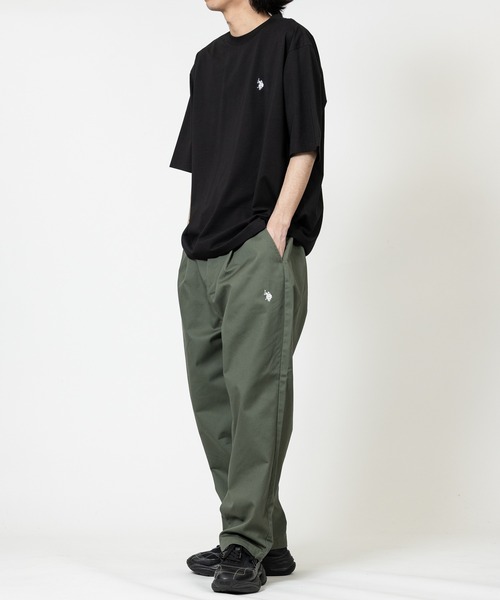 U.S. POLO ASSN.(ユーエスポロアッスン)の「【18】〔U.S.POLO ASSN/ユーエスポロアッスン〕ワンポイントロゴ ベーシッククルーネックTシャツ 接触冷感/無地(Tシャツ/カットソー・メンズ・オフホワイト/ブラック/ネイビー・MEDIUM/X-LARGE/LARGE)」の21枚目の写真