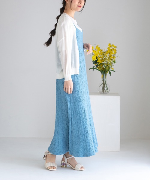 JELLY BEANS（ジェリービーンズ）の「シャーリングギャザーフラワークリアヒールサンダル(210-62342)JELLY BEANS(ジェリービーンズ)（サンダル・レディース・アイボリー/ピンク/ブルー・L/M/S）」の15枚目の写真