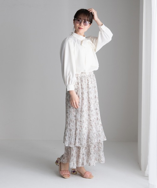 JELLY BEANS（ジェリービーンズ）の「シャーリングギャザーフラワークリアヒールサンダル(210-62342)JELLY BEANS(ジェリービーンズ)（サンダル・レディース・アイボリー/ピンク/ブルー・L/M/S）」の21枚目の写真