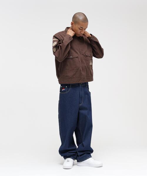 AVIREX（アヴィレックス）の「《WEB&DEPOT限定》MECHANIC WORK JACKET / メカニック ワークジャケット / AVIREX / アヴィレックス（ライダースジャケット・メンズ・レッド/ブラウン・2XL/XL）」の18枚目の写真