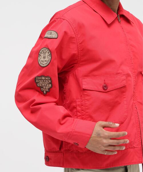 AVIREX（アヴィレックス）の「《WEB&DEPOT限定》MECHANIC WORK JACKET / メカニック ワークジャケット / AVIREX / アヴィレックス（ライダースジャケット・メンズ・レッド/ブラウン/ブラック・2XL/XL/M/L）」の11枚目の写真