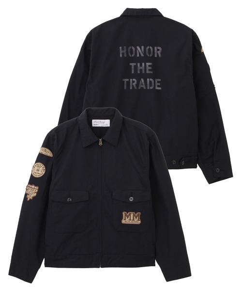 AVIREX（アヴィレックス）の「《WEB&DEPOT限定》MECHANIC WORK JACKET / メカニック ワークジャケット / AVIREX / アヴィレックス（ライダースジャケット・メンズ・レッド/ブラウン/ブラック・2XL/XL/M/L）」の2枚目の写真